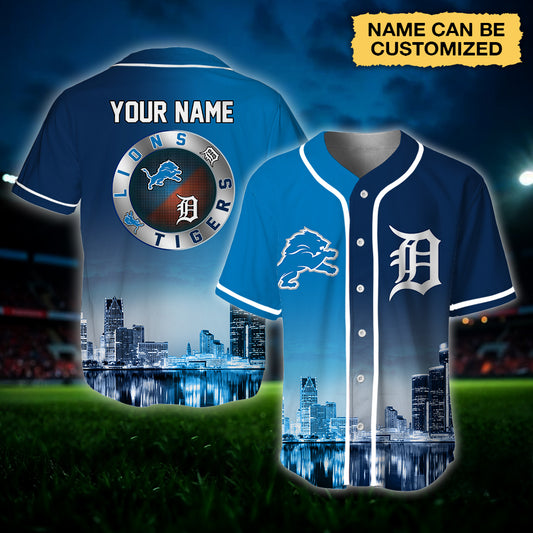 Detroit Baseball Jersey - Customized Jersey - LITG
