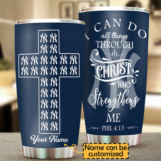 I Can Do All Things Stainless Steel Tumbler - NYYK