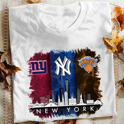 Sport Teams With Skyline Shirt - Customized Shirt