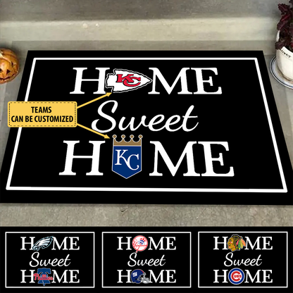 Home Sweet Home - Customized Doormat - Anti Slip Indoor Doormat (Vr6)
