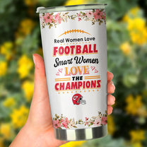 Smart Women Love The Champions - Kansas City Football