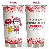 Valentine's Day Gift - Kansas City Football Tumbler