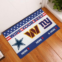 Wipe Your Feet Here - Philadelphia Football Anti-Slip Rubber Doormat