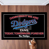 We Are Fans Today Tomorrow Forever Doormat - Anti Slip Indoor Doormat - LADG