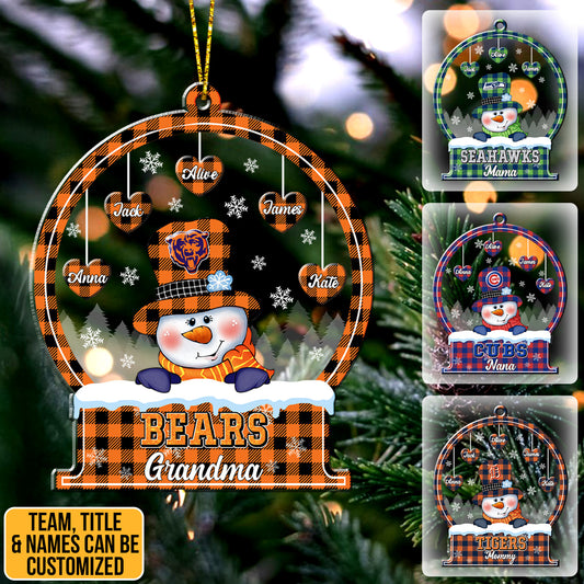 Grandma's Treasure Acrylic Ornament - Customized Acrylic Ornament