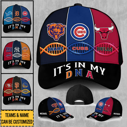 It's In My DNA Classic Cap - Customized Team Classic Cap - Three Teams ver.