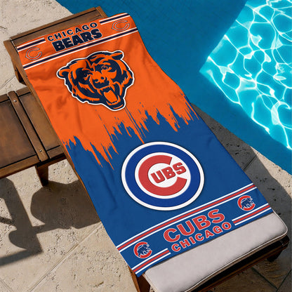 Chicago Teams Beach Towel