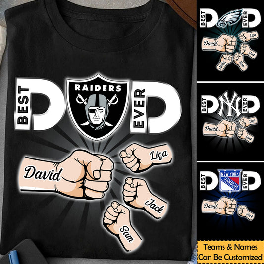 Best Dad Ever - Customized Shirt - V2 (clt)