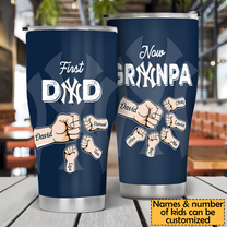 First Dad Now Grandpa Stainless Steel Tumbler - NYYK