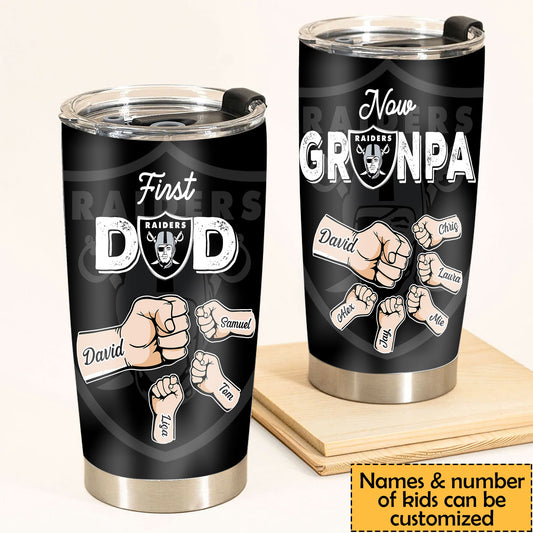First Dad Now Grandpa Stainless Steel Tumbler - LVGRD