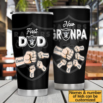 First Dad Now Grandpa Stainless Steel Tumbler - LVGRD