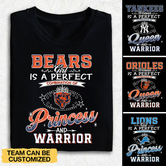 A Perfect Combination of Princess and Warrior Shirt - Customized Shirt