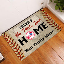 Anti Slip Indoor Doormat - There's no Plate like Home - NYYK
