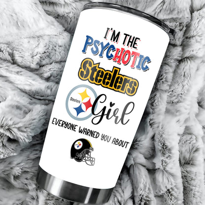 Psychotic Girl Stainless Steel Tumbler - PBSTL