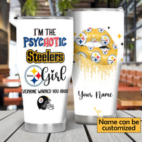 Psychotic Girl Stainless Steel Tumbler - PBSTL