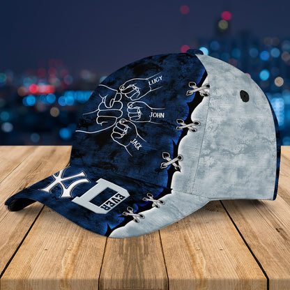Best Dad Ever Classic Cap - Customized Gift For Dads V2