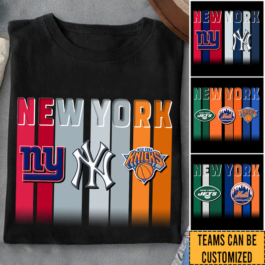 New York Teams Shirt - Customized Shirt V2