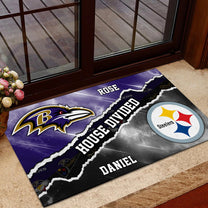 House Divided Doormat - Customized Anti Slip Indoor Doormat