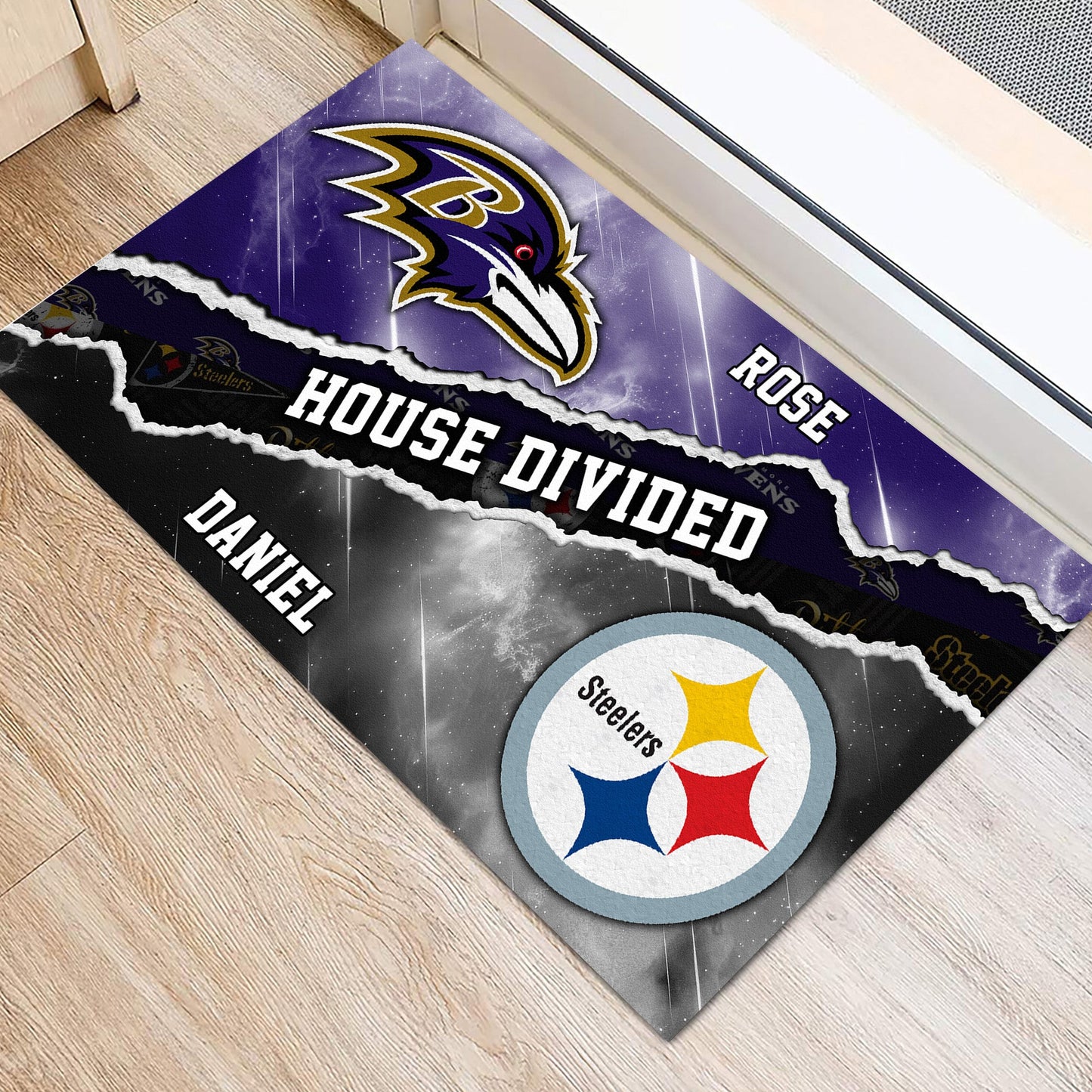 House Divided Doormat - Customized Anti Slip Indoor Doormat