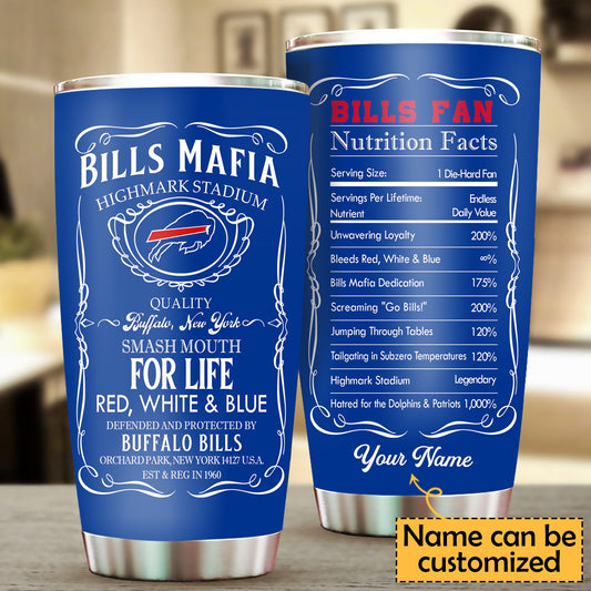 Fan Nation Stainless Steel Tumbler -BFB