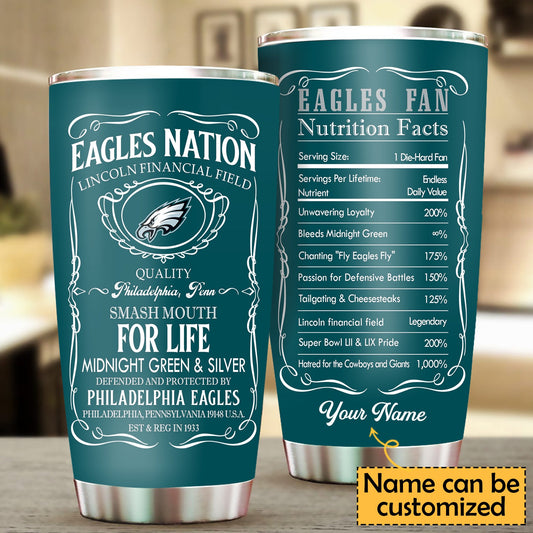 Fan Nation Stainless Steel Tumbler -PLDPEG