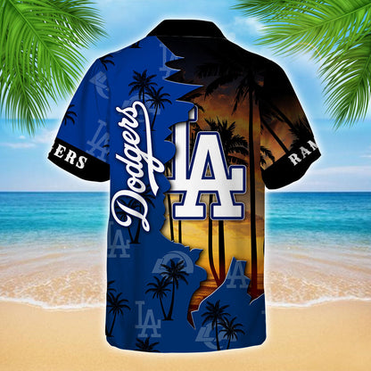 Los Angeles Teams Hawaiian Shirt - Customized Hawaiian Shirt