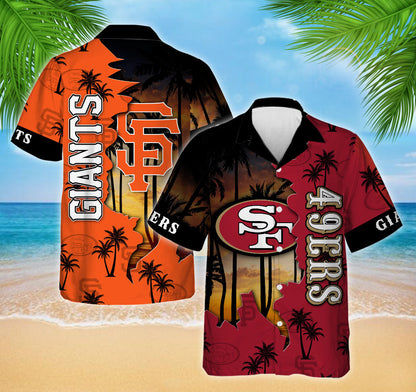 San Francisco Teams Hawaiian Shirt - Customized Hawaiian Shirt