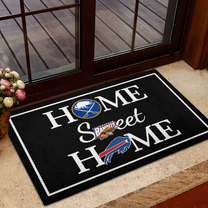 Home Sweet Home - Buffalo B, SB, BD - Anti Slip Indoor Doormat