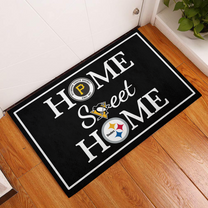Home Sweet Home - Pittsburgh S, Pittsburgh PG, Pittsburgh PR - Anti Slip Indoor Doormat