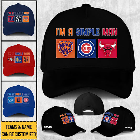I'm A Simple Man Cap - Customized Classic Cap