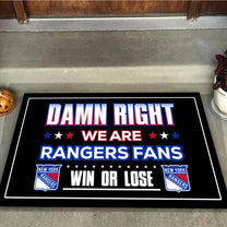 We are NYRG Fans - Anti Slip Indoor Doormat