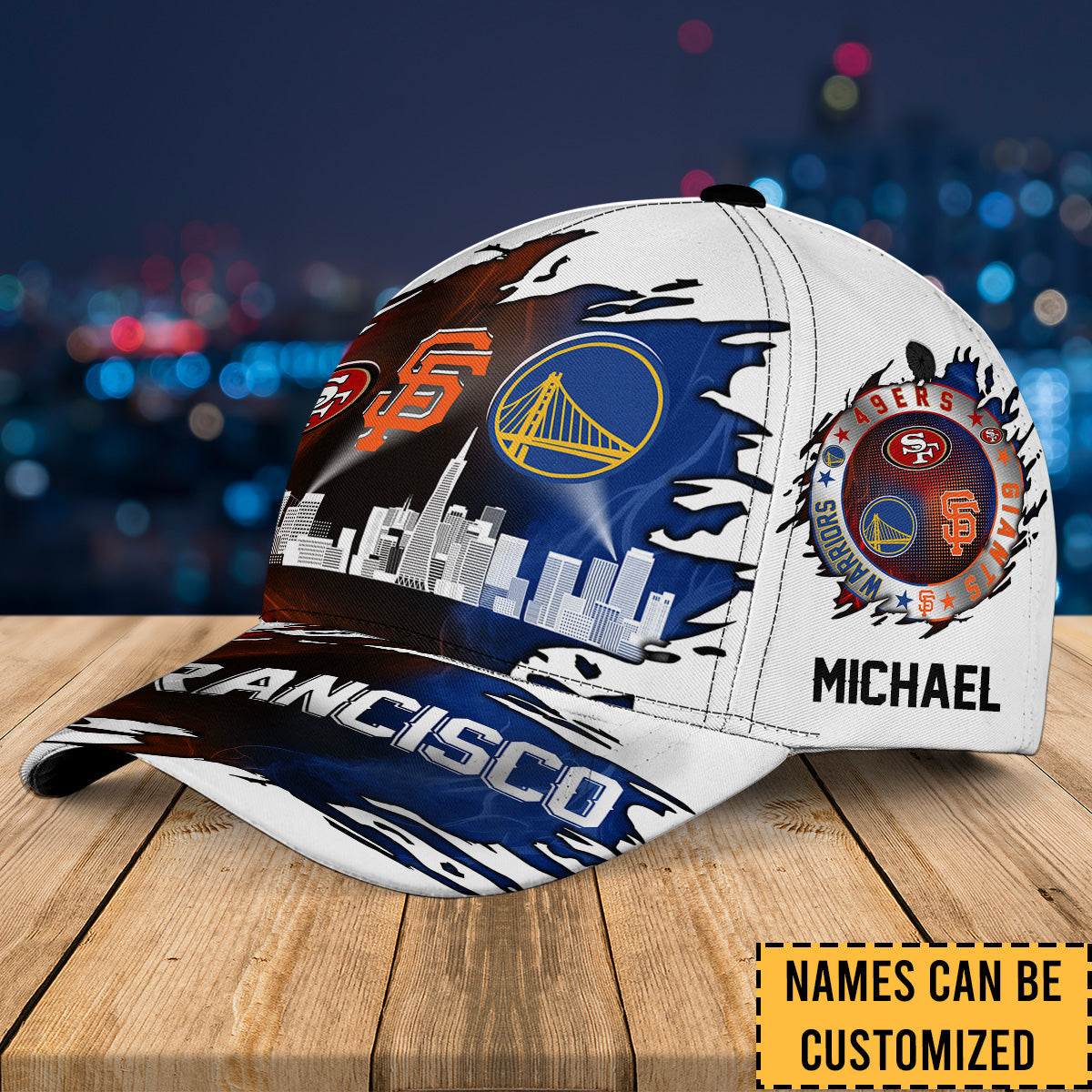 San Francisco Classic Cap - Customized Classic Cap
