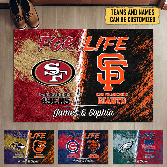 For Life Customized Doormat - Anti Slip Indoor Doormat