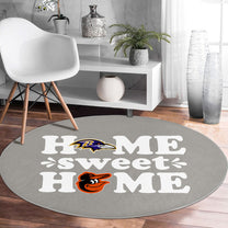 Home Sweet Home Rug - Round Rug - BTMRV, BTMORO