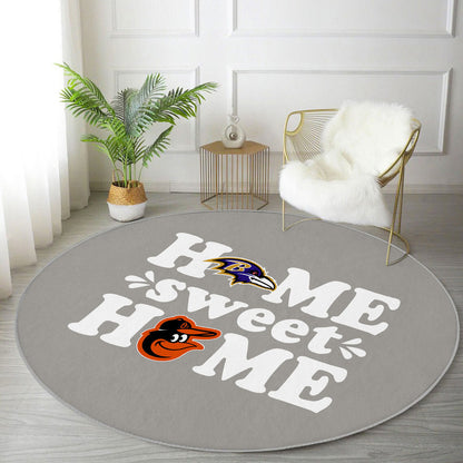 Home Sweet Home Rug - Round Rug - BTMRV, BTMORO