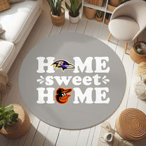 Home Sweet Home Rug - Round Rug - BTMRV, BTMORO