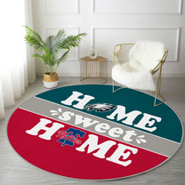 Home Sweet Home Rug - Round Rug - PLDPA