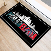 Philadelphia Skyline - Anti Slip Indoor Doormat