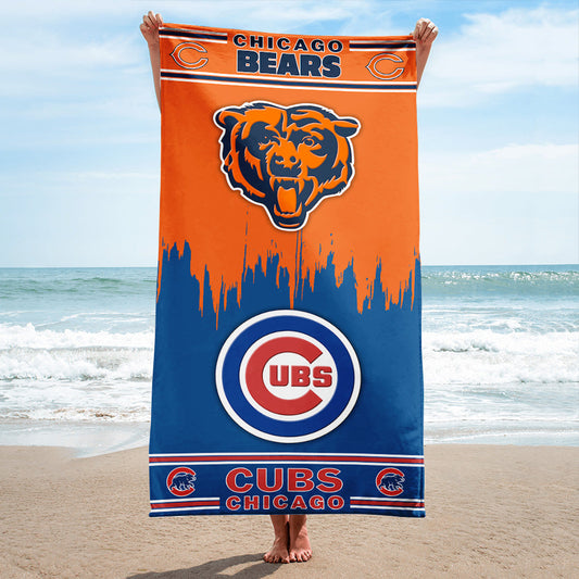Chicago Teams Beach Towel