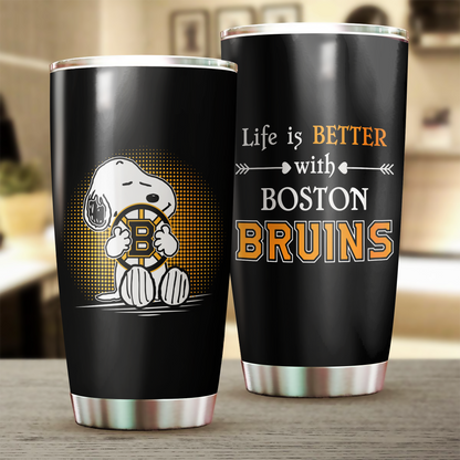 Life Is Better With Bruins Tumbler