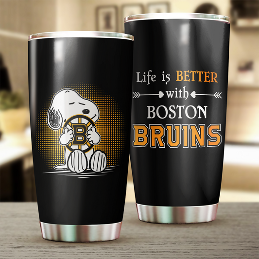 Life Is Better With Bruins Tumbler