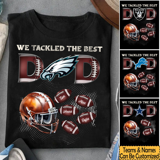 We Tackled the Best Dad Customized Shirt - Perfect Gift For Father's Day