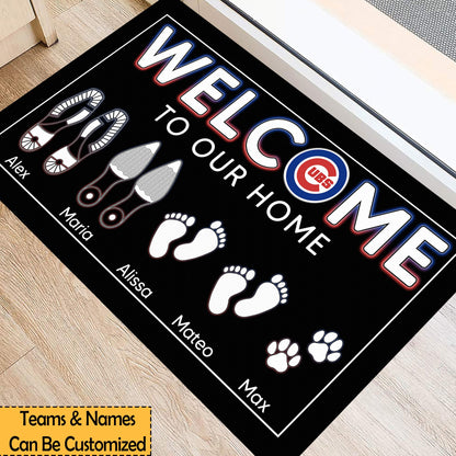 Welcome to Our Home Doormat - Customized Doormat - Anti Slip Indoor Doormat