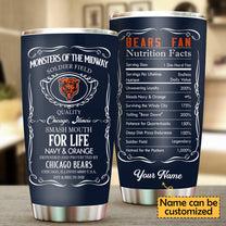 Fan Nation Stainless Steel Tumbler -CCB