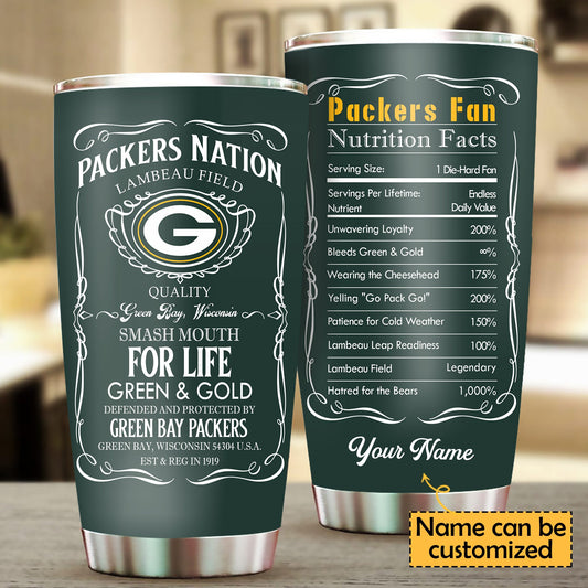 Fan Nation Stainless Steel Tumbler -GBP