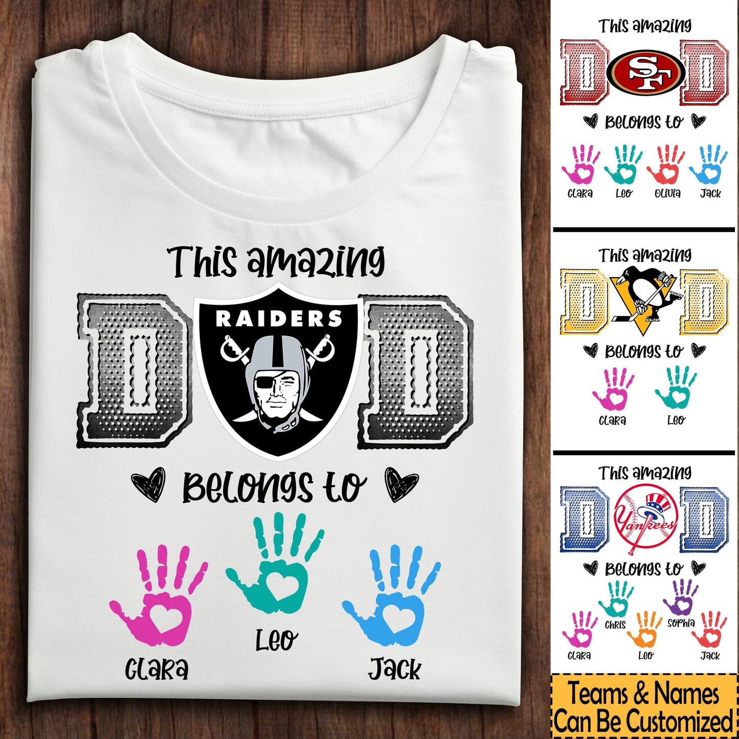 This Amazing Dad Belong To - Perfect Customized Gift For Father's Day