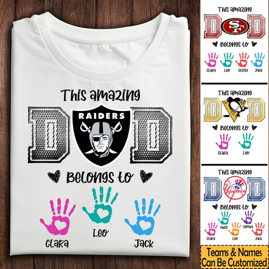 This Amazing Dad Belong To - Perfect Customized Gift For Father's Day