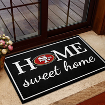 Home Sweet Home - San Francisco Football - Anti Slip Indoor Doormat
