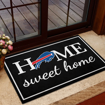 Home Sweet Home - Buffalo Football - Anti Slip Indoor Doormat