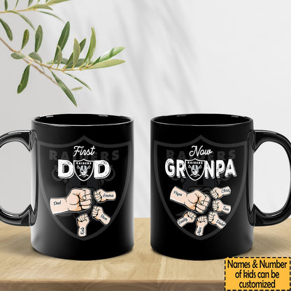 First Dad Now Grandpa - Customized Ceramic Mugs - Perfect Gift for Father's Day - LVGRD